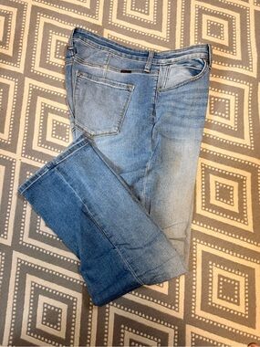 KanCan Light Blue Straight-Leg Ladies Jeans